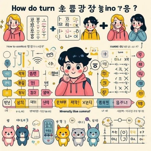 Cách Ghép Âm Tiếng Hàn (Hangul): Công Thức & Quy Tắc Tạo Âm Tiết Chuẩn 1 Infographic minh họa cách ghép âm tiếng Hàn Hangul
