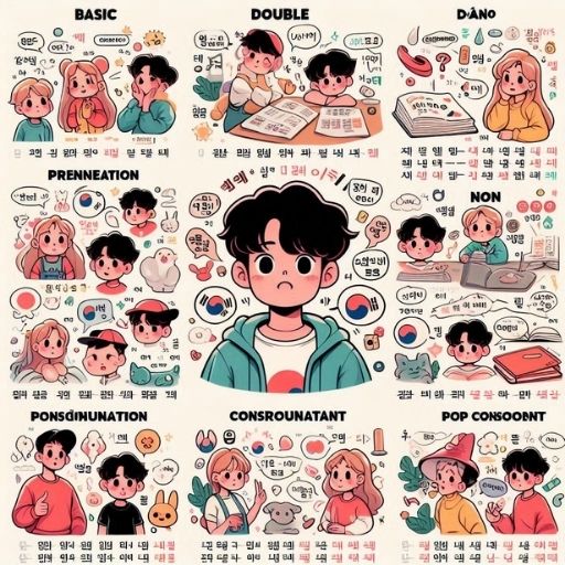 Phụ Âm Tiếng Hàn (자음): Hướng Dẫn Chi Tiết 19 Ký Tự, Cách Phát Âm Chuẩn & Patchim Cho Người Mới Bắt Đầu 1 Infographic tóm tắt Phụ Âm Tiếng Hàn (자음). Bao gồm bảng phụ âm cơ bản, đôi, bật hơi với phiên âm đầu và cuối (Batchim).