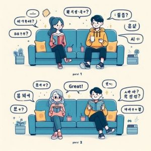 So sánh sắc thái đuôi câu 을 까요 và 읍시다 ㅂ시다 tiếng Hàn.