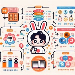 Infographic: Ngữ Pháp -아/어/여야 하다/되다" hoặc "Công Thức & Cách Dùng -아/어/여야 하다/되다