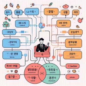 Biểu đồ hướng dẫn cách chia động từ và tính từ với đuôi (으)면 안 됩니다 tiếng Hàn.