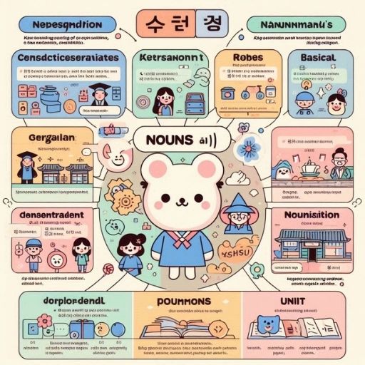 Danh từ trong Tiếng Hàn (명사): Khái Niệm, Cách Dùng Với Tiểu Từ & Từ Vựng Cơ Bản 1 Infographic: Làm Chủ Danh Từ (명사) Tiếng Hàn