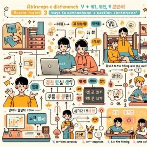 Infographic: Phân Biệt V + -는 길에, -고, -(으)면서 (Nối Câu Hành Động)