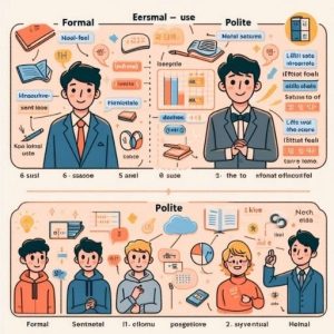 So sánh ngữ cảnh dùng ㅂ니다 습니다 và 아 어 여요 tiếng Hàn