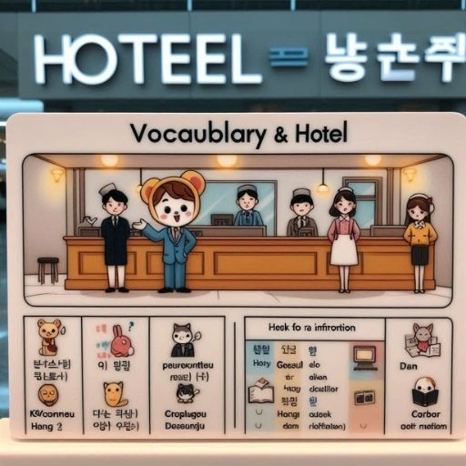 Từ Vựng Khách Sạn Tiếng Hàn (Cẩm Nang Toàn Diện Từ A-Z Cho Người Việt) 1 Từ Vựng & Giao Tiếp Tiếng Hàn Tại Khách Sạn Khách sạn
