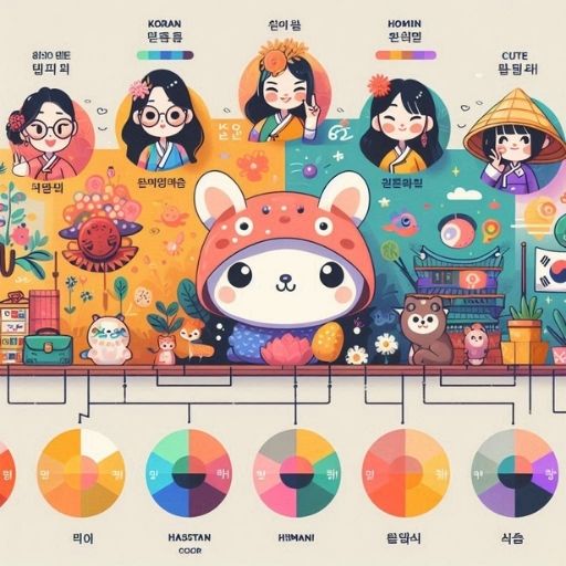 Từ Vựng Tiếng Hàn Chủ Đề Màu Sắc: Các Màu Cơ Bản & Cách Dùng Để Mô Tả 1 Infographic: Từ Vựng Màu Sắc Tiếng Hàn