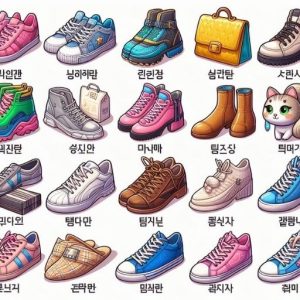 Từ Vựng Tiếng Hàn Toàn Diện Về Giày Dép
