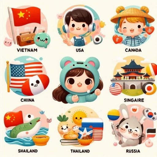 Từ Vựng Tiếng Hàn Về Các Quốc Gia & Thế Giới (Chi Tiết & Dễ Học) 1 Hình minh họa Từ Vựng Tiếng Hàn Về Các Quốc Gia