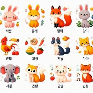 Hình ảnh về Từ Vựng Tiếng Hàn Về Động Vật Có Phiên Âm