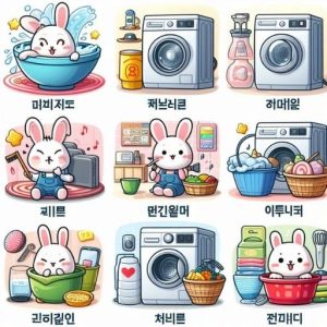 Từ Vựng Tiếng Hàn Về Máy Giặt