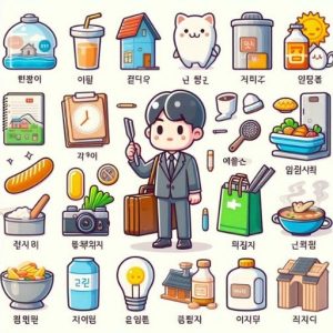 Hình ảnh minh họa Từ Vựng Tiếng Hàn Về Vật Liệu Xây Dựng