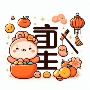 Hình ảnh minh họa Chữ Hỷ Tiếng Trung (囍)