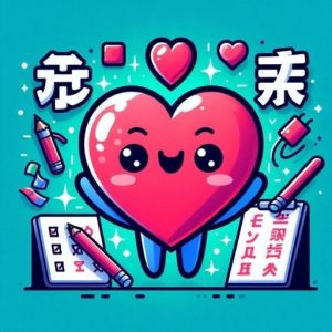 Hình ảnh minh họa Chữ Tâm (心 / Xīn) trong Tiếng Hán