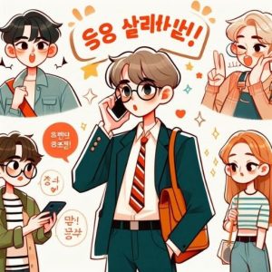 Hình ảnh minh họa "Đẹp Trai Quá!" Tiếng Hàn