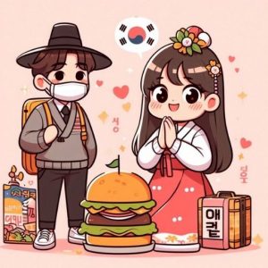 Hình ảnh minh họa Tôi Nhớ Bạn Tiếng Hàn