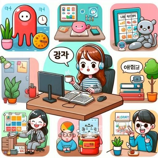 Từ Vựng Tiếng Hàn Chủ Đề Học Tập & Trường Học 1 Hình ảnh minh họa Từ Vựng Tiếng Hàn Về Công Việc Hàng Ngày & Môi Trường Công Sở