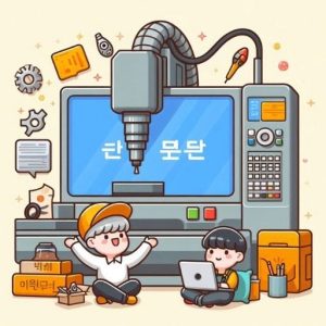 Hình ảnh minh họa từ vựng tiếng hàn về máy cnc