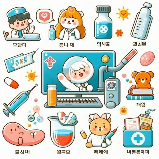 Từ Vựng Tiếng Hàn Về Bệnh Viện & Y Tế 1 Hình ảnh minh họa Từ Vựng Tiếng Hàn Về Bệnh Viện
