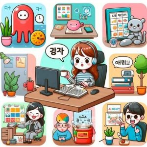 Hình ảnh minh họa Từ Vựng Tiếng Hàn Về Công Việc Hàng Ngày & Môi Trường Công Sở